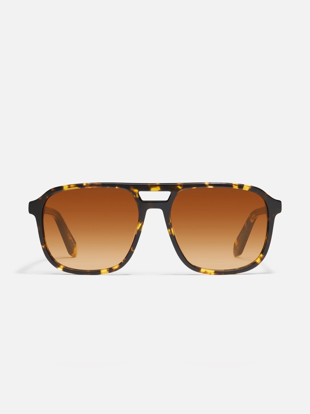 NWT! QUAY On The Fly Mini Aviator Sunglasses Yellow Tortoise Frame / Orange Lens